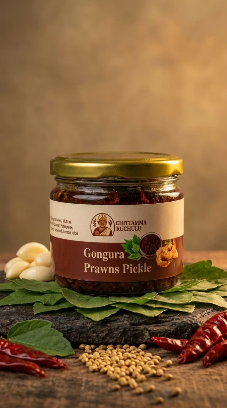 Gongura Prawn Pickle